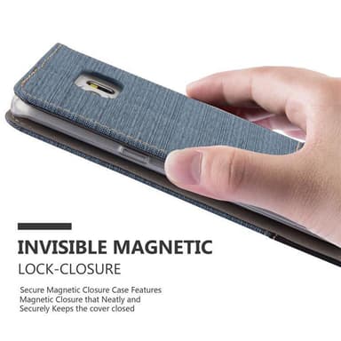 Samsung Galaxy S6 EDGE PLUS lommebokdeksel etui (blå)