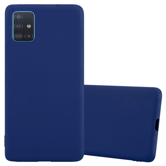 Samsung Galaxy A51 5G silikondeksel cover (blå)