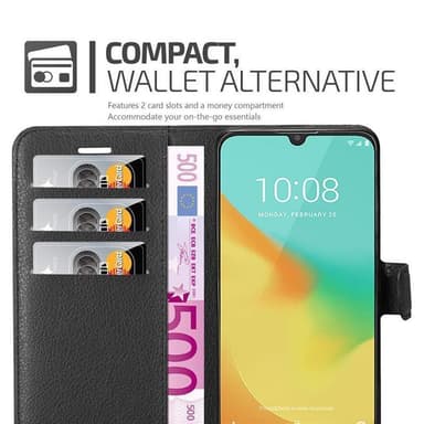 ZTE Blade V10 VITA lommebokdeksel etui (svart)
