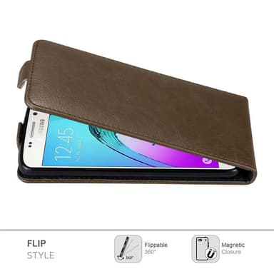 Samsung Galaxy A3 2016 deksel flip cover (brun)