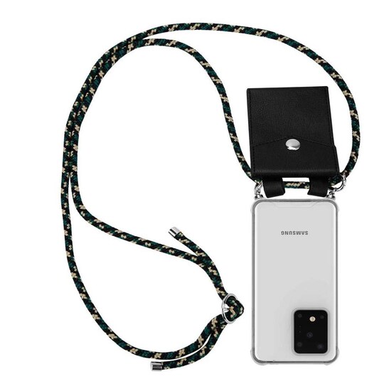 Samsung Galaxy S20 ULTRA Deksel med Halskjede (brun)