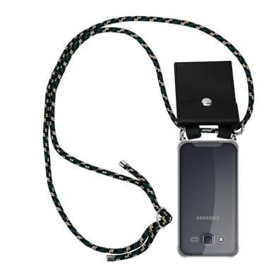 Samsung Galaxy J5 2015 Deksel med Halskjede (brun)