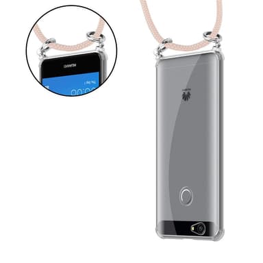 Huawei NOVA Deksel med Halskjede (rosa)