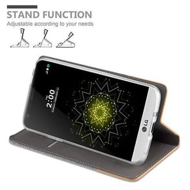 LG G5 lommebokdeksel etui (grå)