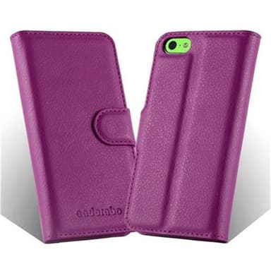 iPhone 5C lommebokdeksel etui (lilla)