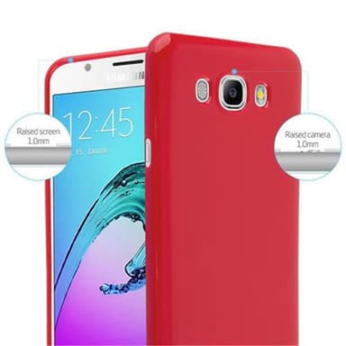 Samsung Galaxy J7 2016 Deksel Case Cover (rød)