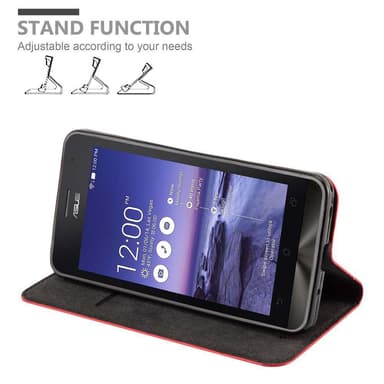 Asus ZenFone 5 2014 lommebokdeksel case (rød)