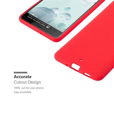 HTC U ULTRA silikondeksel case (rød)