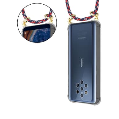 Nokia 2 2017 Deksel med Halskjede (blå)