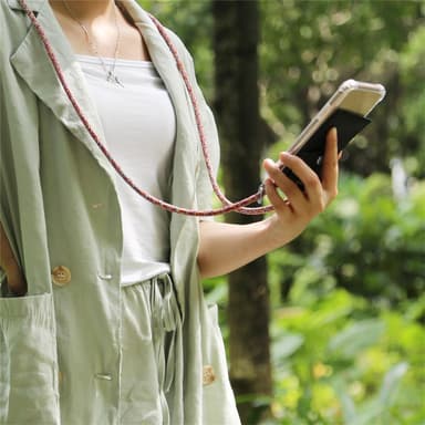 Samsung Galaxy NOTE 20 Deksel med Halskjede (rød)