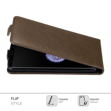 Samsung Galaxy S9 deksel flip cover (brun)