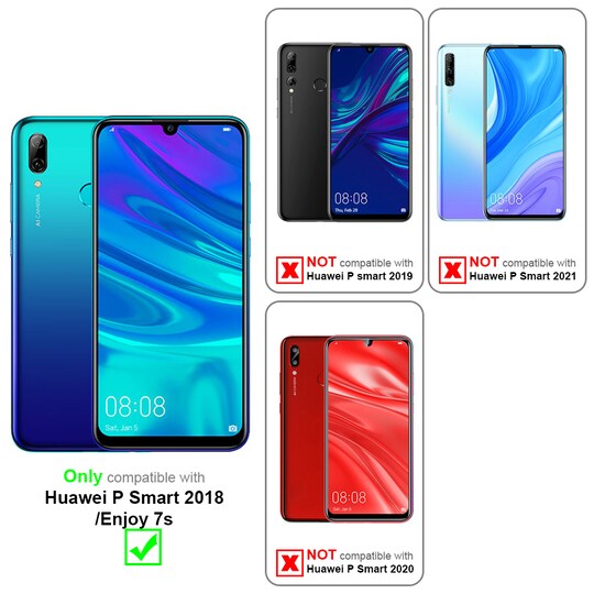 Huawei P SMART 2018 / Enjoy 7S Deksel med Halskjede
