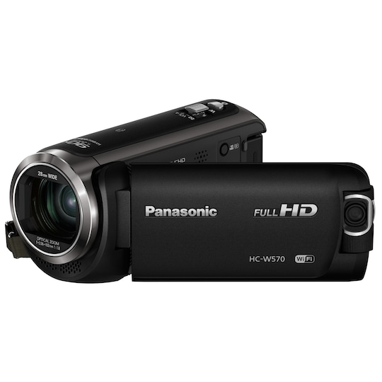 Panasonic HC-W570 twin videokamera (sort)