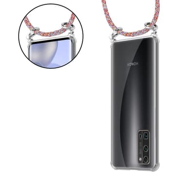 Honor 30 PRO Deksel med Halskjede (rød)