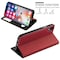 iPhone XR lommebokdeksel cover (rød)