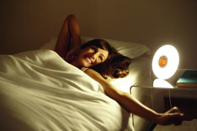 HF3505/01 Philips Wake-up Light (hvit)