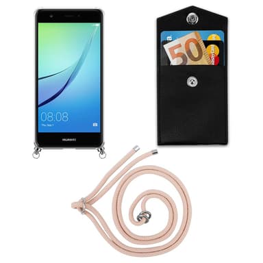 Huawei NOVA Deksel med Halskjede (rosa)