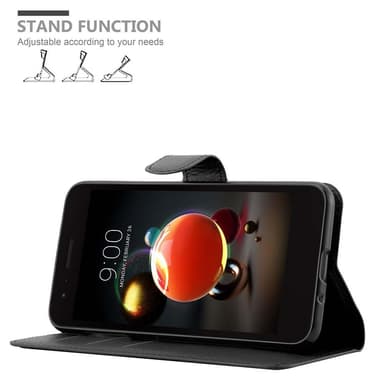 LG K8 2018 / K9 2018 lommebokdeksel etui (svart)