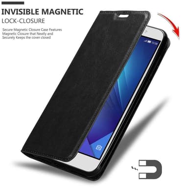 lommebokdeksel Honor 7 case (svart)