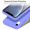 iPhone XR silikondeksel case (lilla)