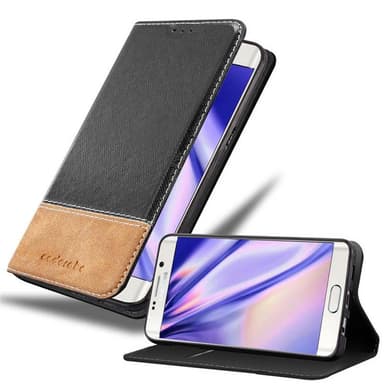 Samsung Galaxy S6 EDGE PLUS Deksel Case Cover (svart)
