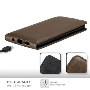 Samsung Galaxy S9 deksel flip cover (brun)