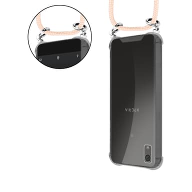 Sony Xperia XA1 PLUS Deksel med Halskjede (rosa)