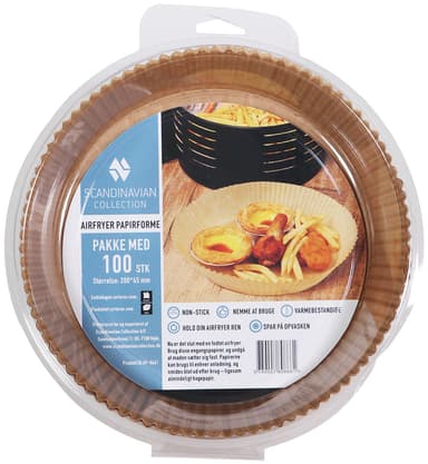 Scandinavian Collection bakepapir til airfryer (100-pk) 5740007808661