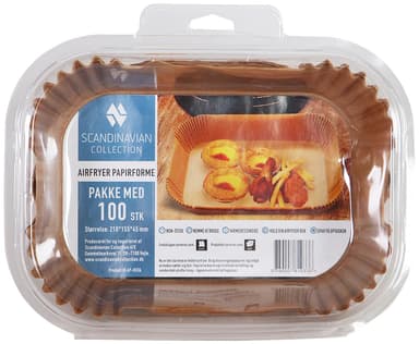 Scandinavian Collection bakepapir til airfryer (100-pk) 5740007810336