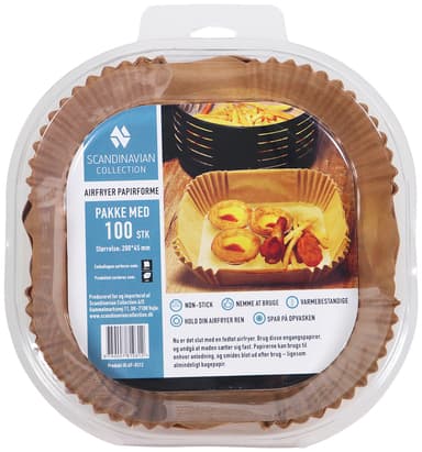 Scandinavian Collection bakepapir til airfryer (100-pk) 5740007810312