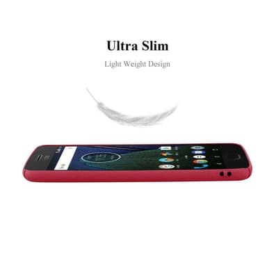Motorola MOTO G5 PLUS Hardt Deksel Cover (rød)