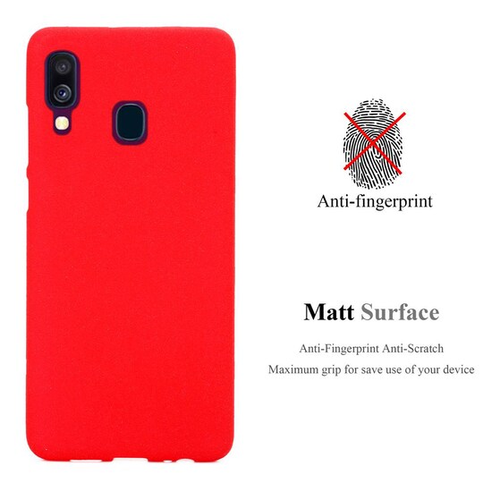 Samsung Galaxy A40 silikondeksel case (rød)