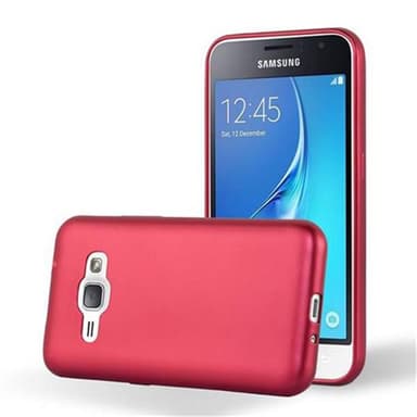 Samsung Galaxy J1 2016 Deksel Case Cover (rød)