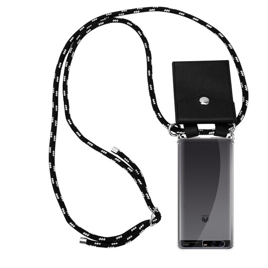 Huawei P10 PLUS Deksel med Halskjede (svart)