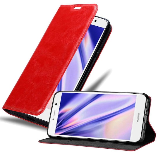 Huawei Enjoy 7 PLUS lommebokdeksel case (rød)