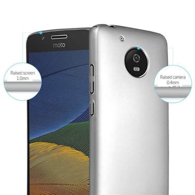 Motorola MOTO G5 Hardt Deksel Case (sølv)