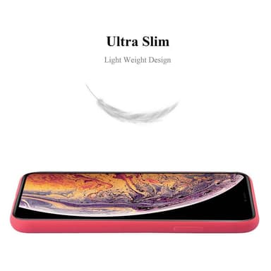 iPhone XS MAX silikondeksel cover (rød)
