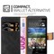 HTC Desire 820 lommebokdeksel etui (svart)