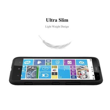 Nokia Lumia 1320 silikondeksel case (svart)