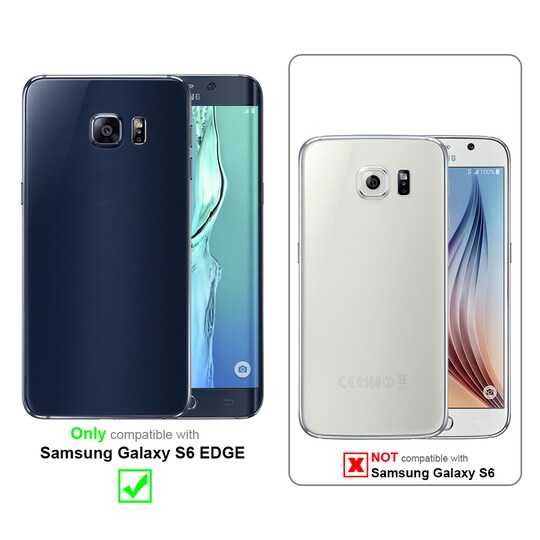 Samsung Galaxy S6 EDGE silikondeksel case (blå)