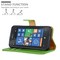 Nokia Lumia 520 / 521 lommebokdeksel etui (grønn)