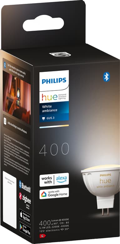 Philips Hue WA MR16 LED-lyspære 5,1 W GU5.3