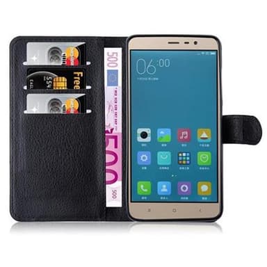 Xiaomi RedMi NOTE 3 lommebokdeksel etui (svart)