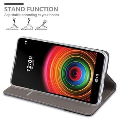 LG X POWER lommebokdeksel etui (blå)