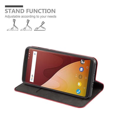 WIKO VIEW PRIME lommebokdeksel case (rød)