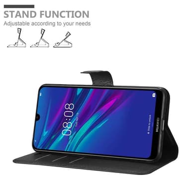 Huawei Y6 2019 lommebokdeksel etui (svart)