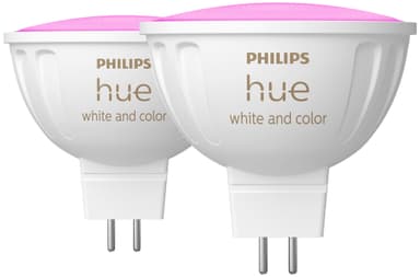 Philips Hue WCA MR16 LED-lyspære 6,3 W 2-pk