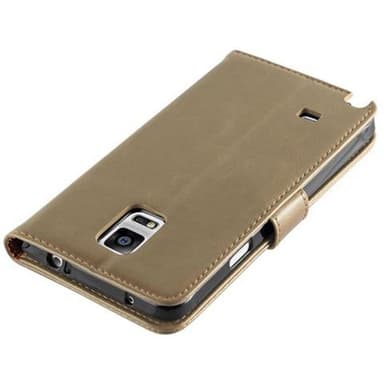 Samsung Galaxy NOTE 4 lommebokdeksel etui (brun)