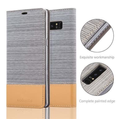 Samsung Galaxy NOTE 8 lommebokdeksel etui (grå)