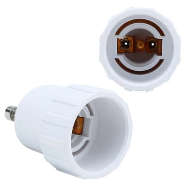 Lampeadapter for omformatering 4x sett (GU10 til E14)